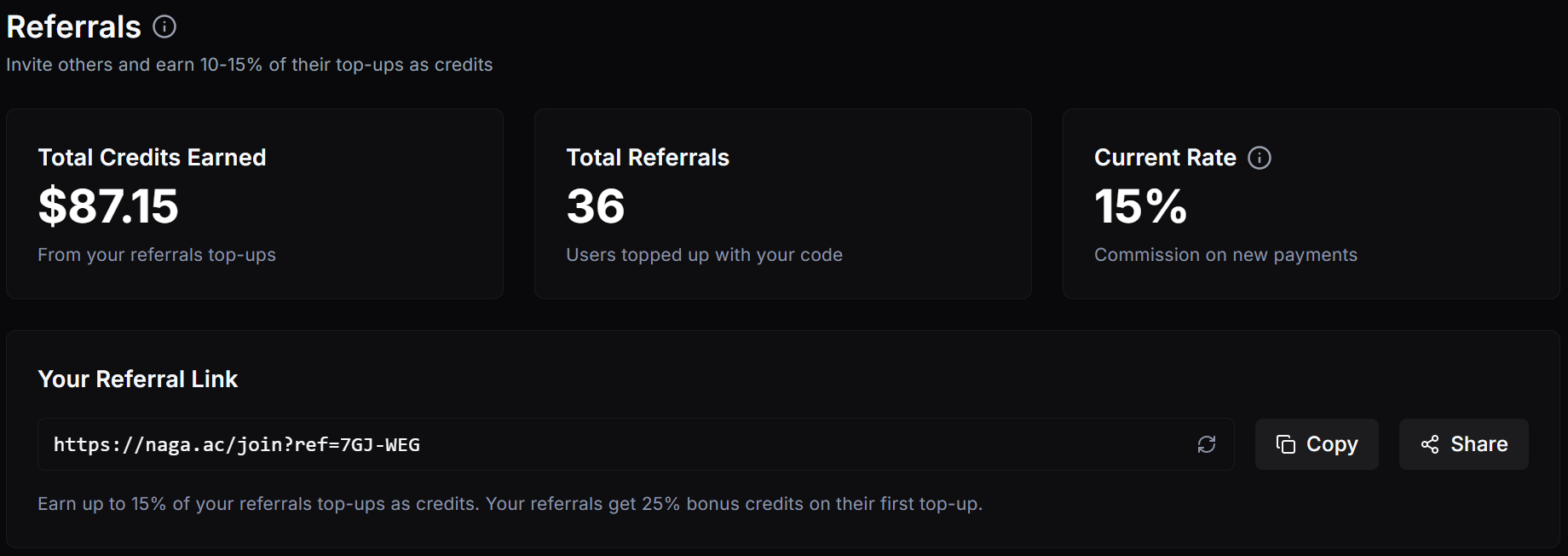Referral Program Launch